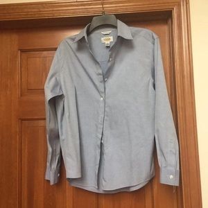 Talbots Cotton Button Down Blouse Top